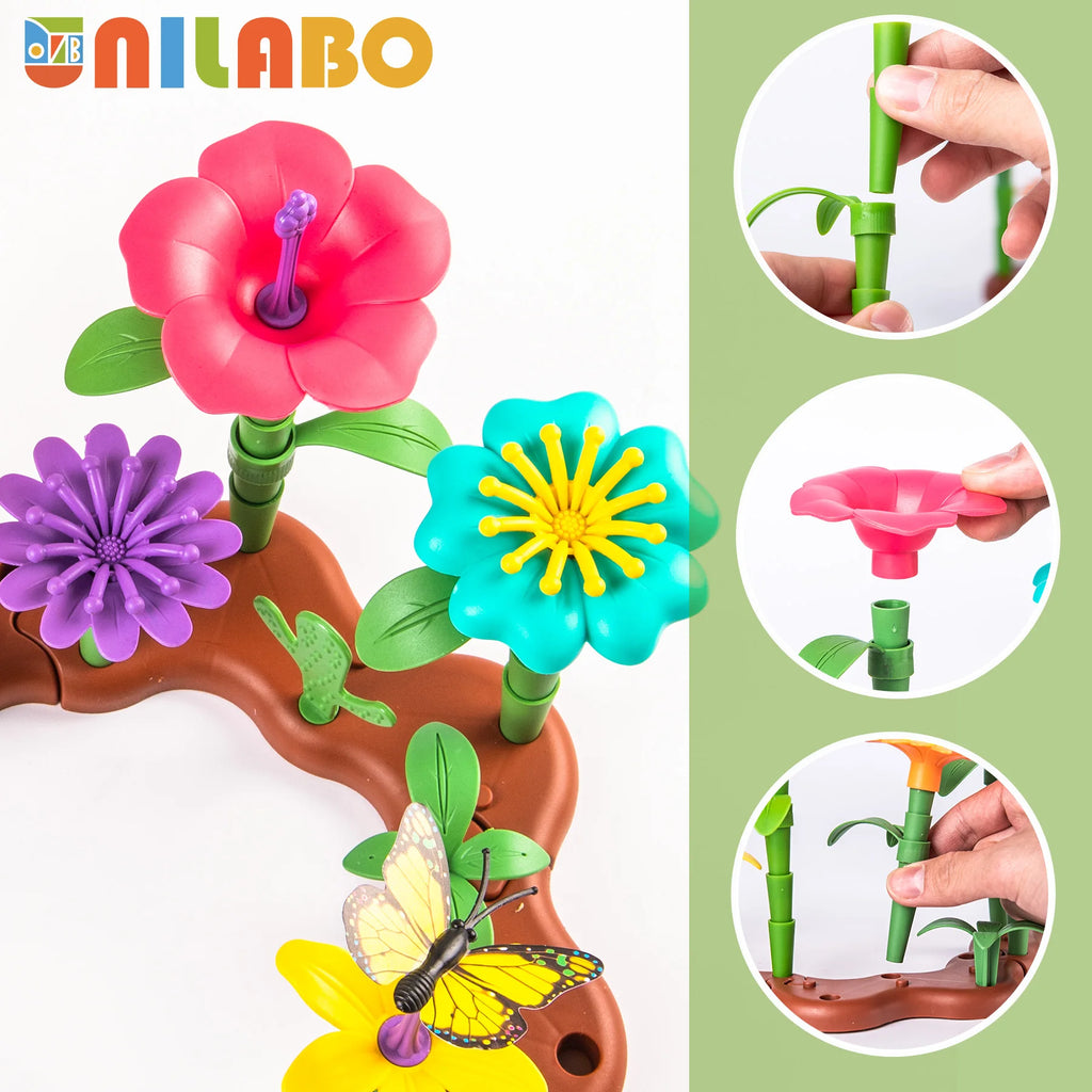 Flower Garden Building Toy — 224 Pieces