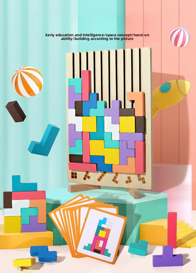 Wooden Drop-In Block Puzzle — Pivoli Toys — product image 7