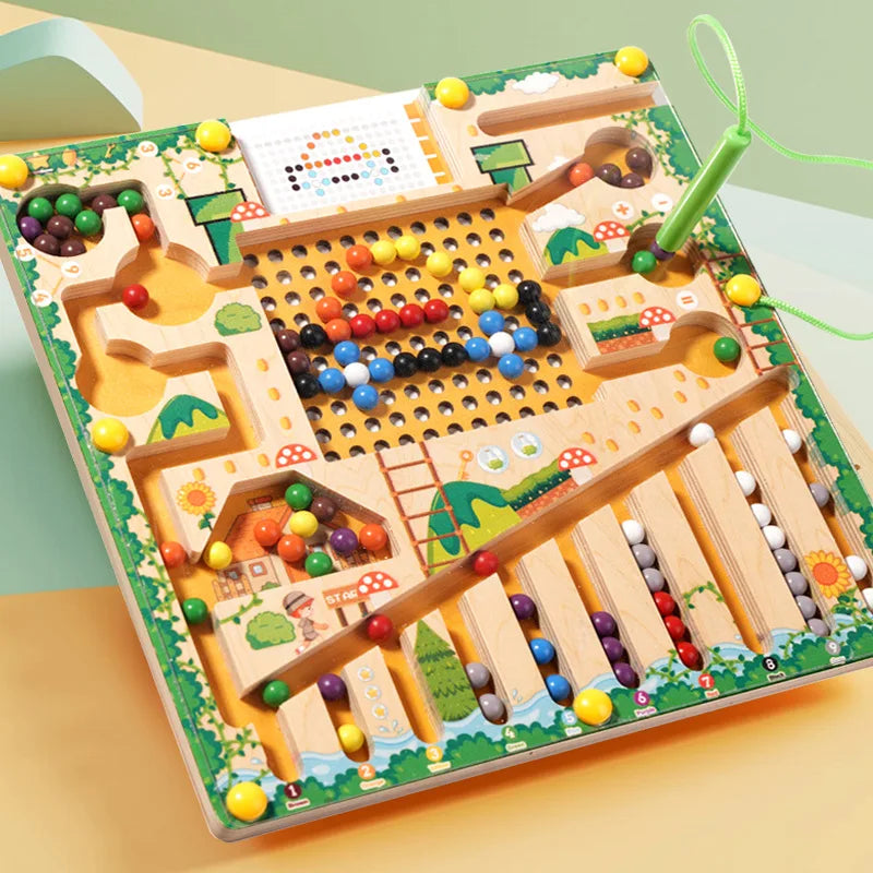 Magnetic Counting & Colour Maze — Pivoli Toys