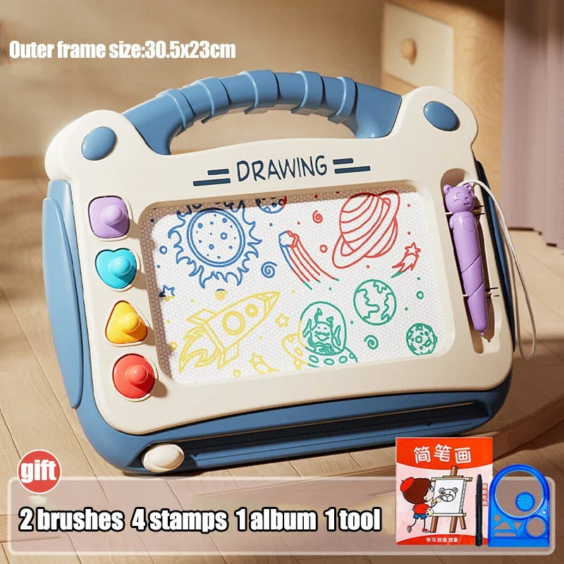 Magnetic Drawing Board – Blue or Pink