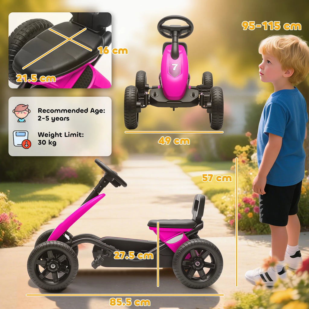 AIYAPLAY Kids' Pedal Go-Kart
