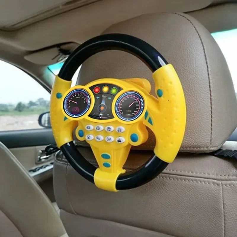 Musical Steering Wheel Toy with Lights
