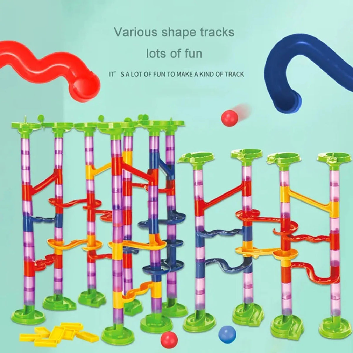 142-Piece Marble Run Building Set — Pivoli Toys — product image 3