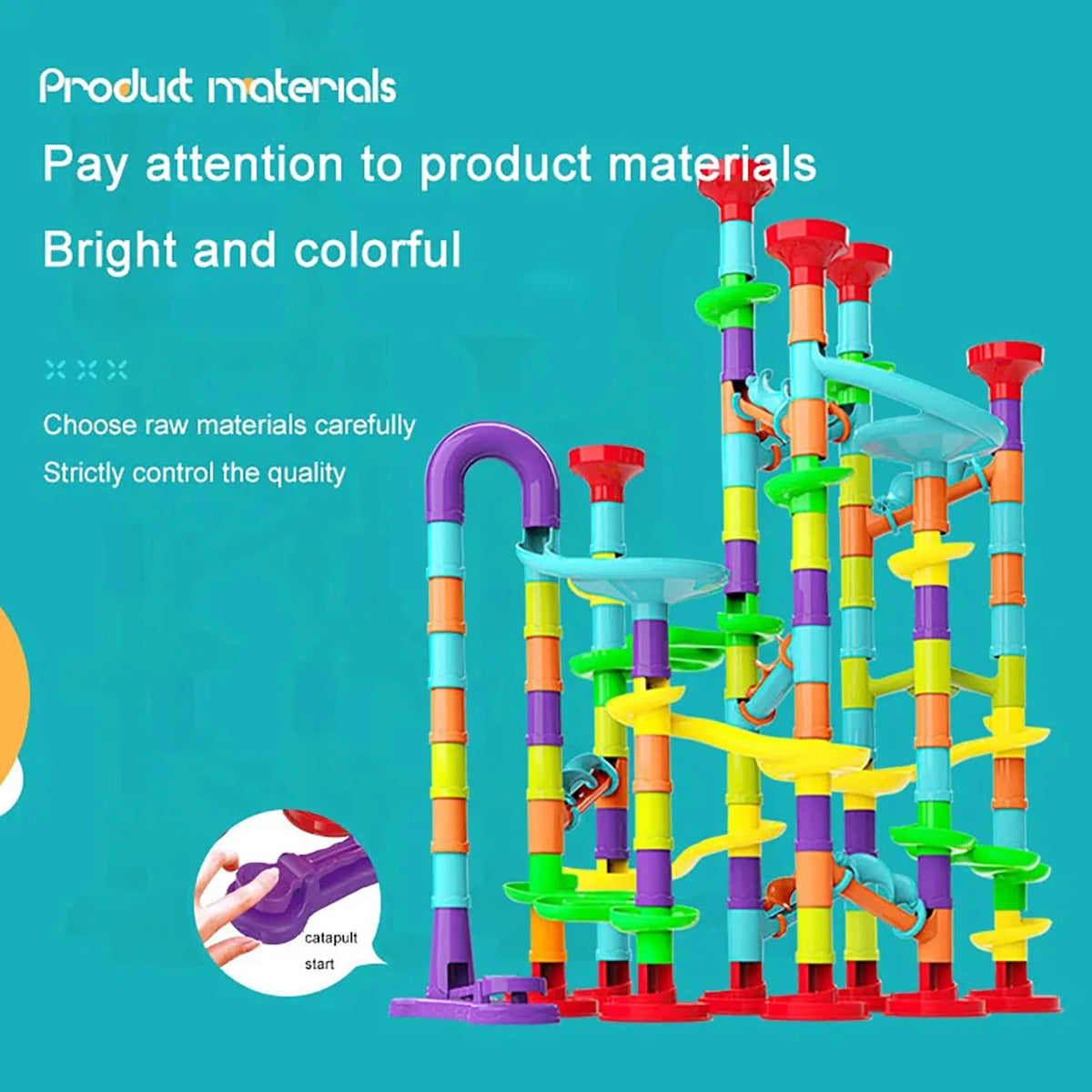 142-Piece Marble Run Building Set — Pivoli Toys — product image 2