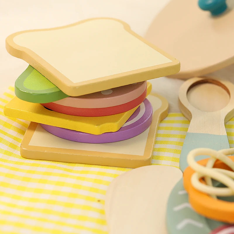 Wooden Cooking Set with Play Food, additional product view 2