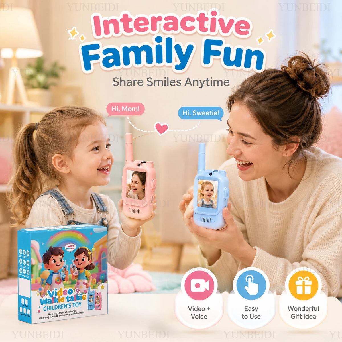 Kids' Video Walkie-Talkies — Pair — Pivoli Toys