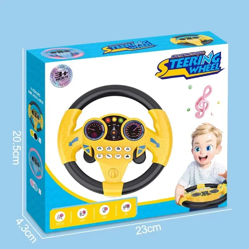 Musical Steering Wheel Toy with Lights