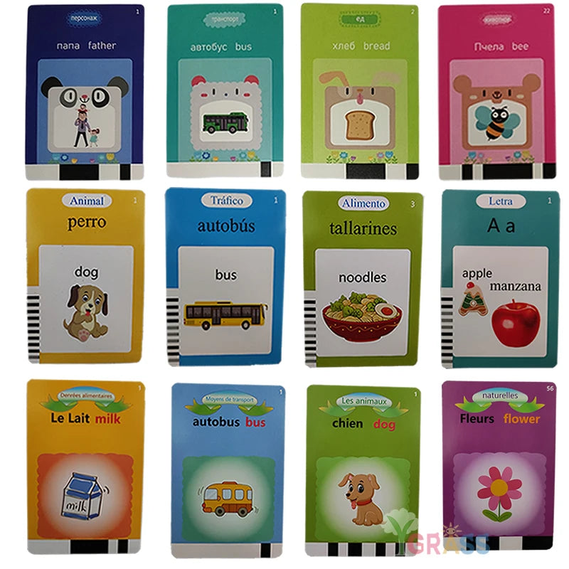 Talking Picture Flashcards — English Set — Pivoli Toys — product image 4