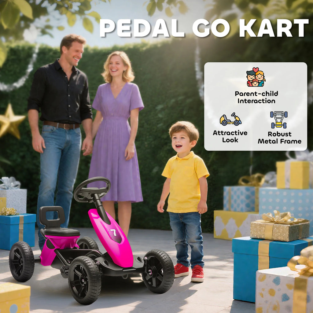 AIYAPLAY Kids' Pedal Go-Kart