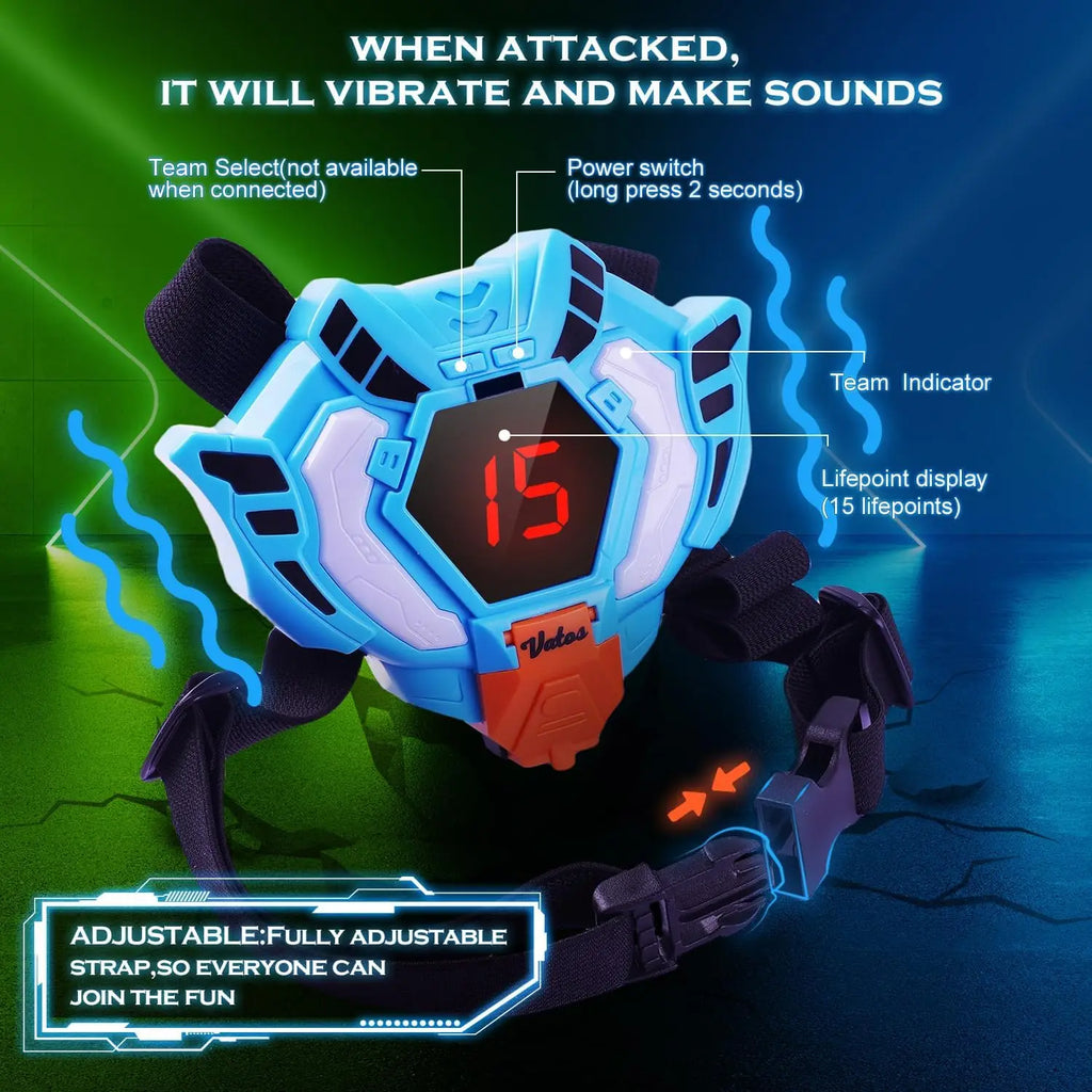 Rechargeable Laser Tag Set for 2 or 4 Players
