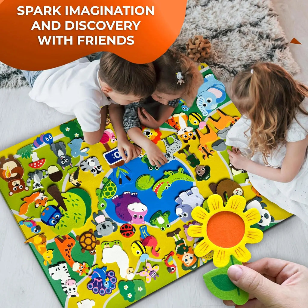 Felt Story Board — Animals, Space & More
