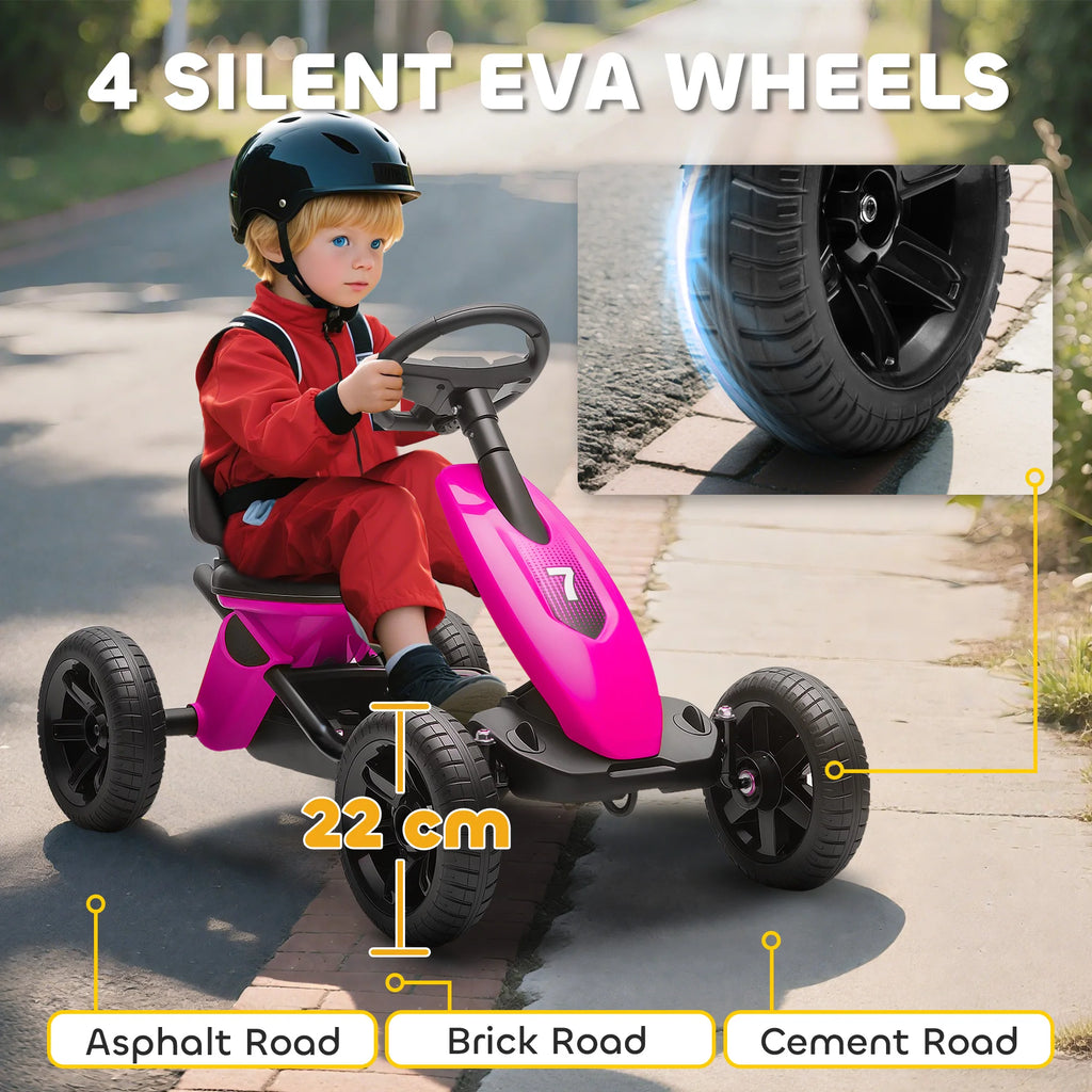 AIYAPLAY Kids' Pedal Go-Kart