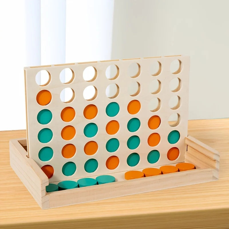 Wooden Four-in-a-Row Game — Pivoli Toys — product image 3