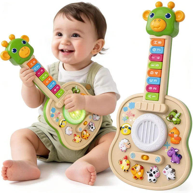 Giraffe Musical Toy Guitar — Pivoli Toys