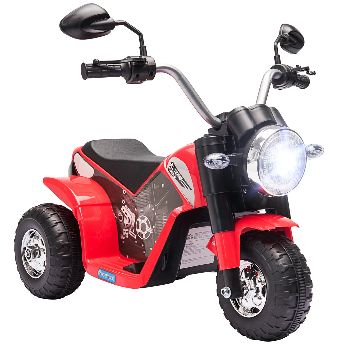 HOMCOM 6V Electric Ride-On Motorcycle