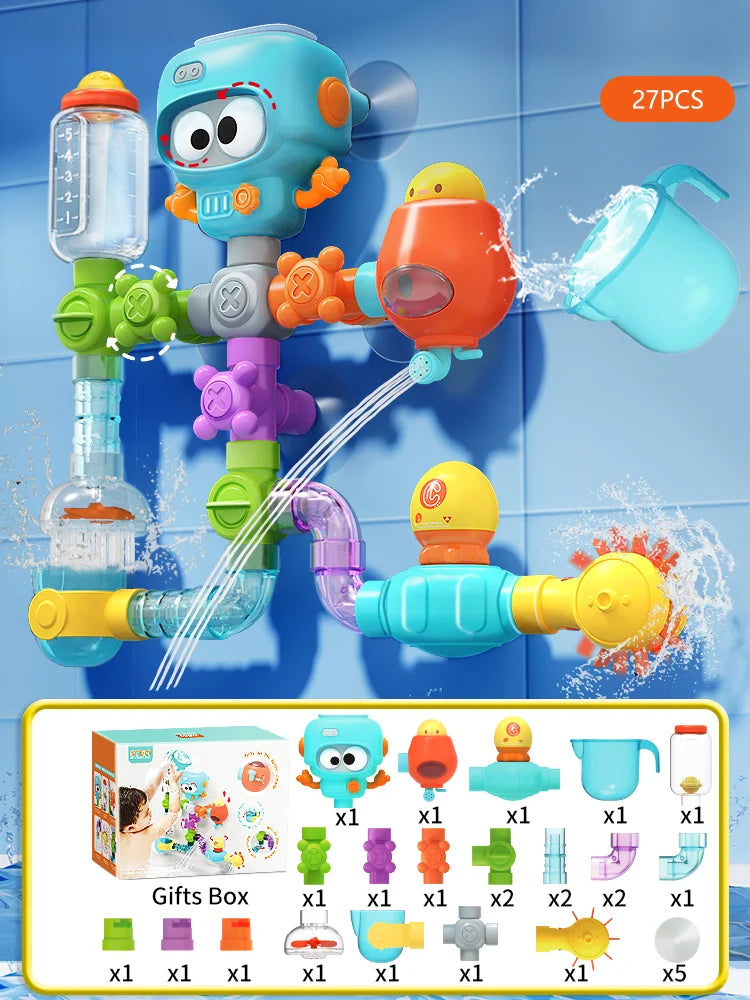 Build-Your-Own Bath Water Track — Pivoli Toys — product image 9