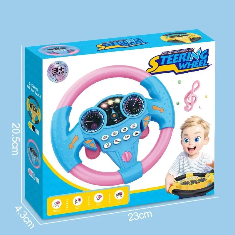 Musical Steering Wheel Toy with Lights