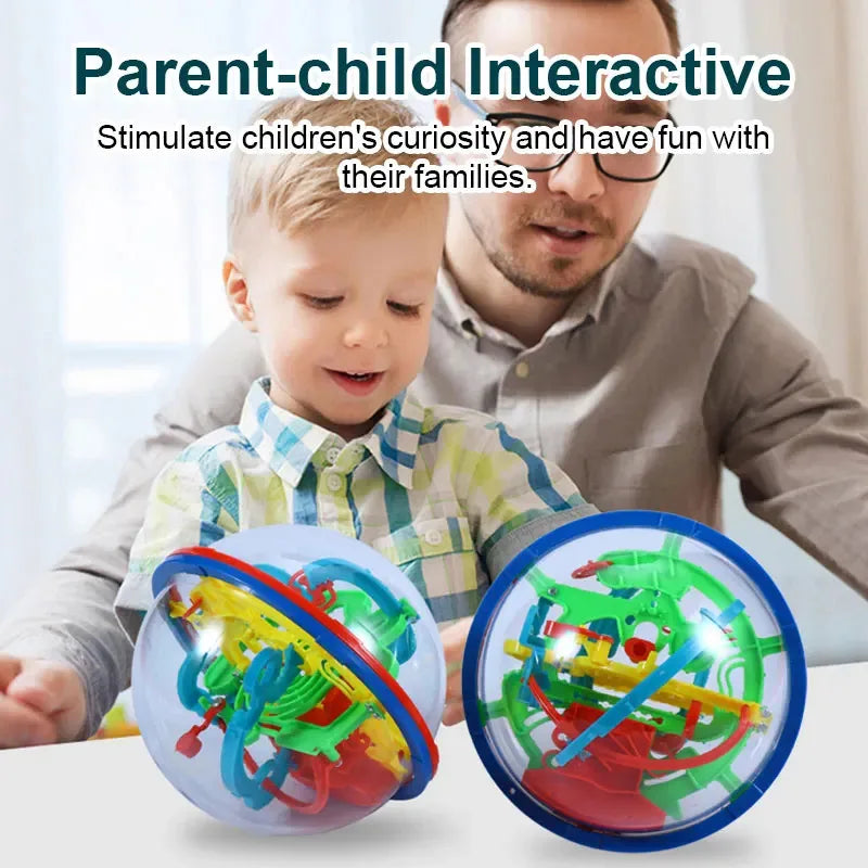 3D Maze Ball — 100-Step Challenge — Pivoli Toys — product image 4