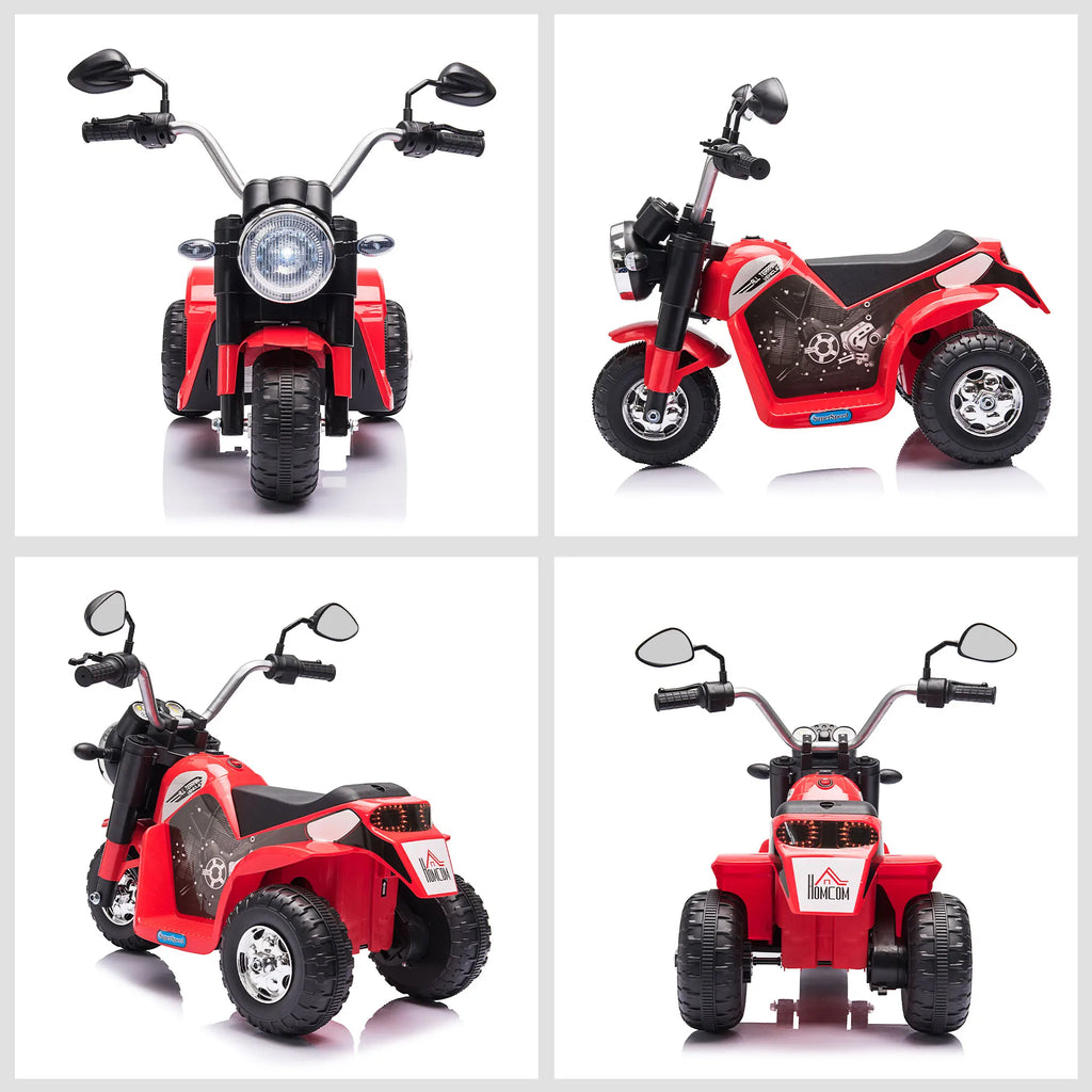 HOMCOM 6V Electric Ride-On Motorcycle
