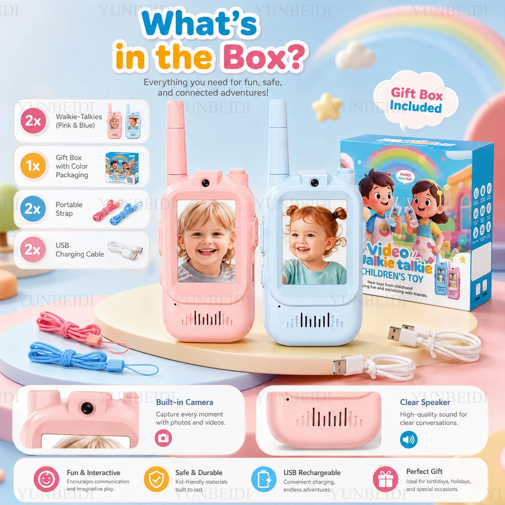Kids' Video Walkie-Talkies — Pair — Pivoli Toys — product image 5