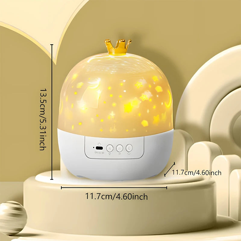 Crown Star Projector Night Light, additional product view 2