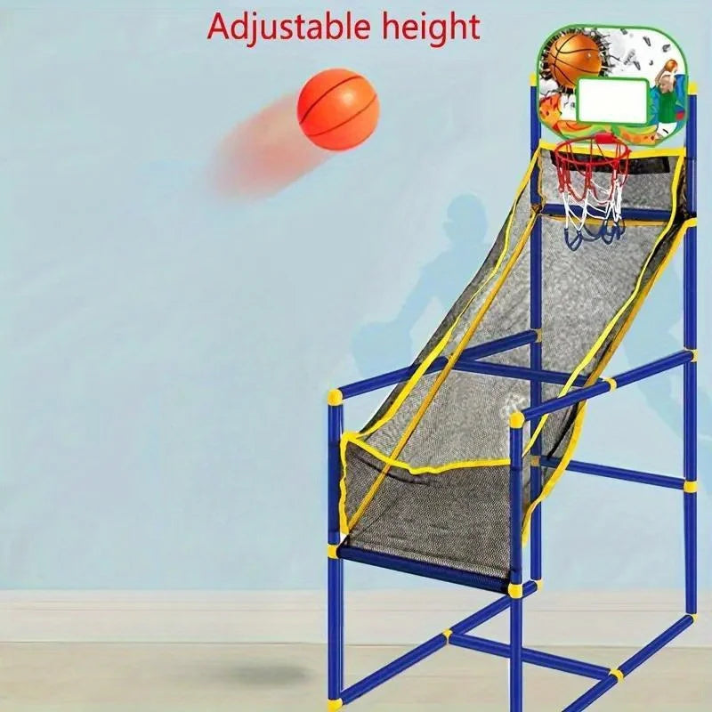 Basketball Arcade Game with Ball Return