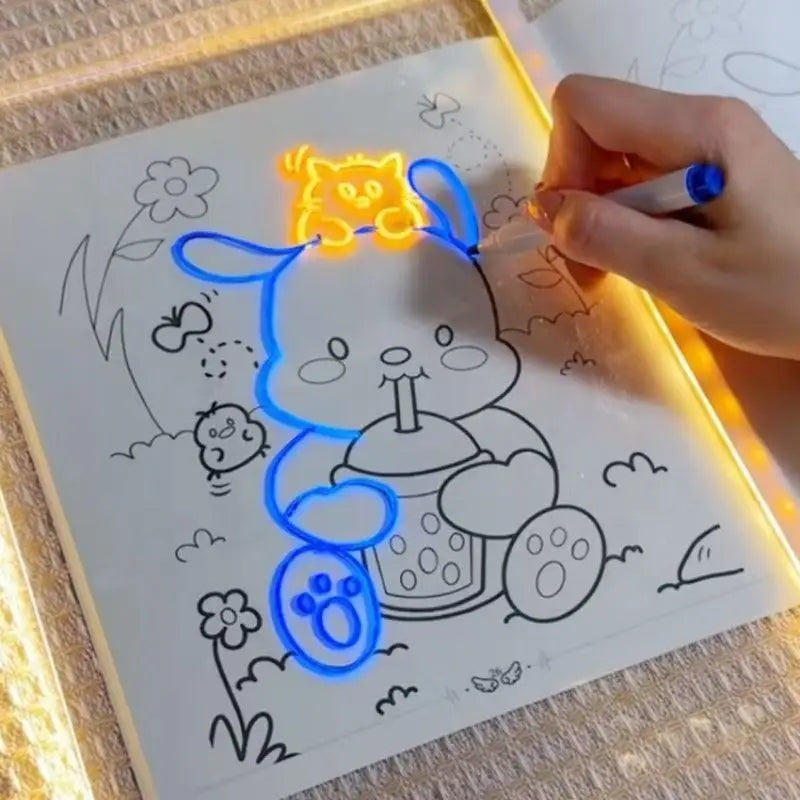 Light-Up Clear Drawing Board — Pivoli Toys — product image 11