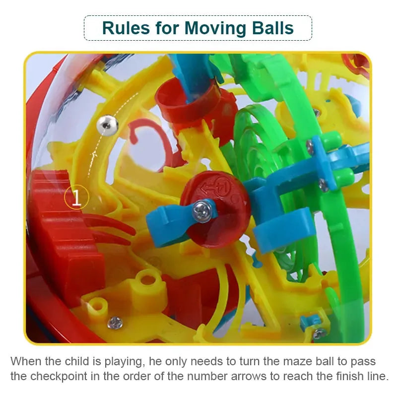 3D Maze Ball — 100-Step Challenge — Pivoli Toys — product image 5
