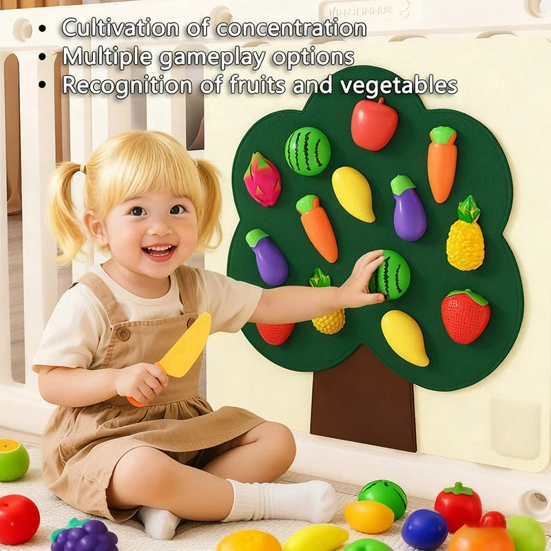 Fruit-Picking Felt Activity Board — 21-Piece Set — Pivoli Toys — product image 3