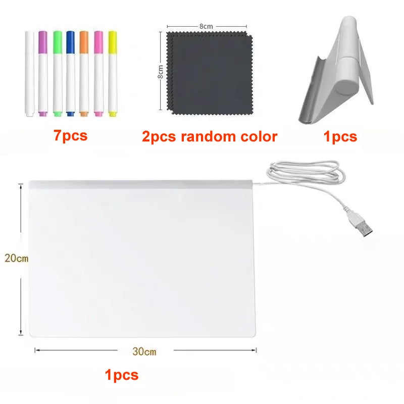 Light-Up Clear Drawing Board — Pivoli Toys — product image 12
