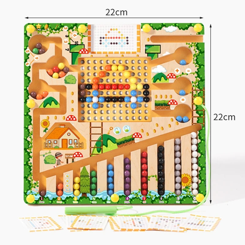 Magnetic Counting & Colour Maze — Pivoli Toys — product image 2