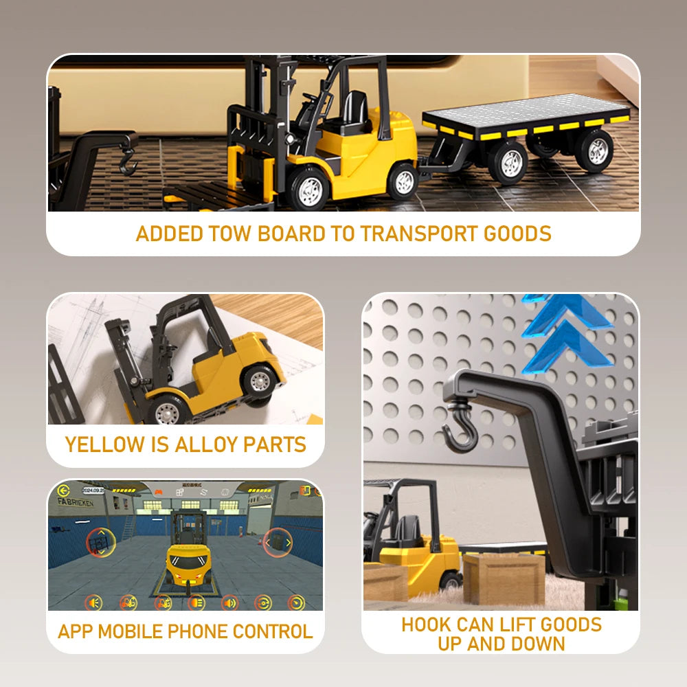 Mini Remote-Control Construction Vehicle — Pivoli Toys — product image 8
