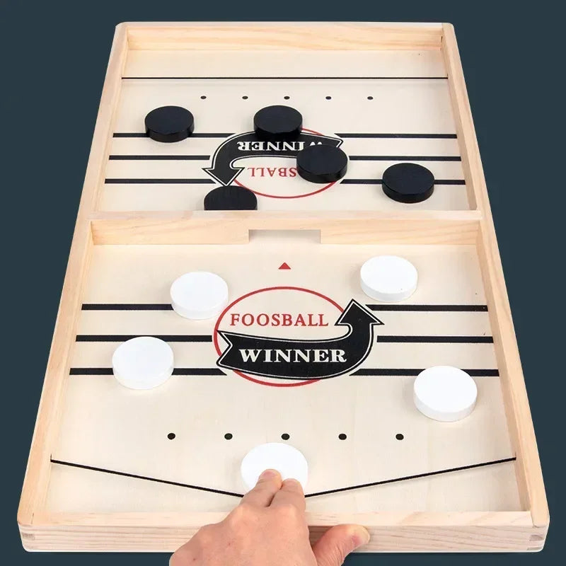 Wooden Fast-Puck Table Game — Pivoli Toys