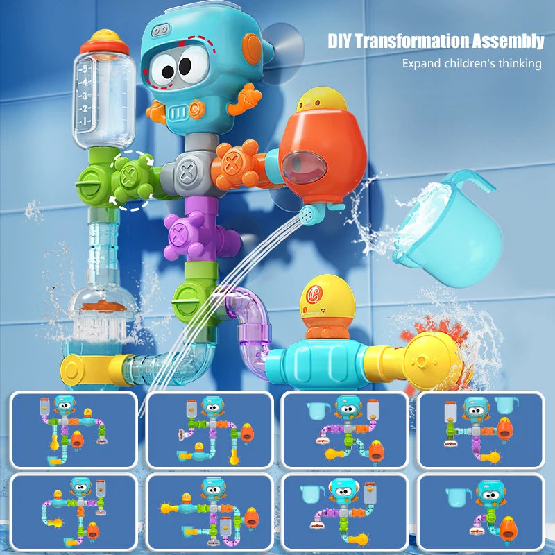 Build-Your-Own Bath Water Track — Pivoli Toys — product image 3