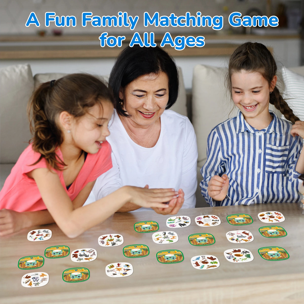 Animal Match Card Game — 55 Cards — Pivoli Toys — product image 5