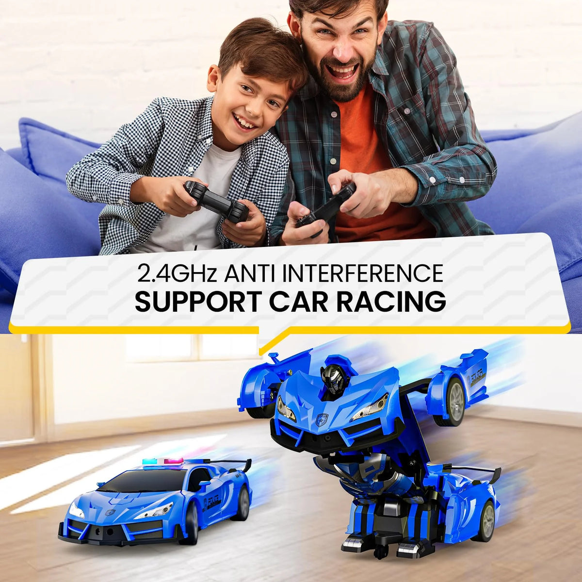 Transforming Robot Remote-Control Car — Pivoli Toys — product image 5