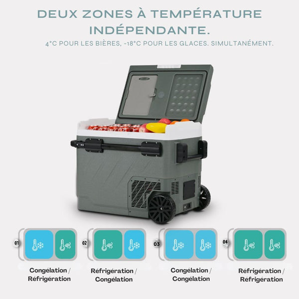Frigo et congélateur en un