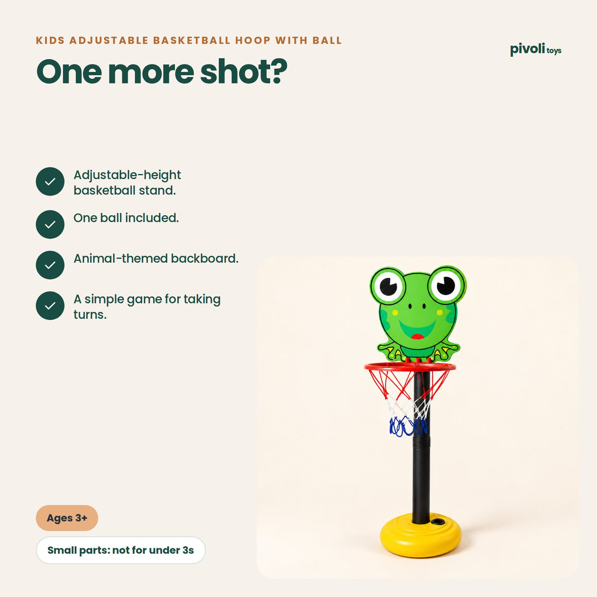 Kids Adjustable Basketball Hoop with Ball: key features and age guidance
