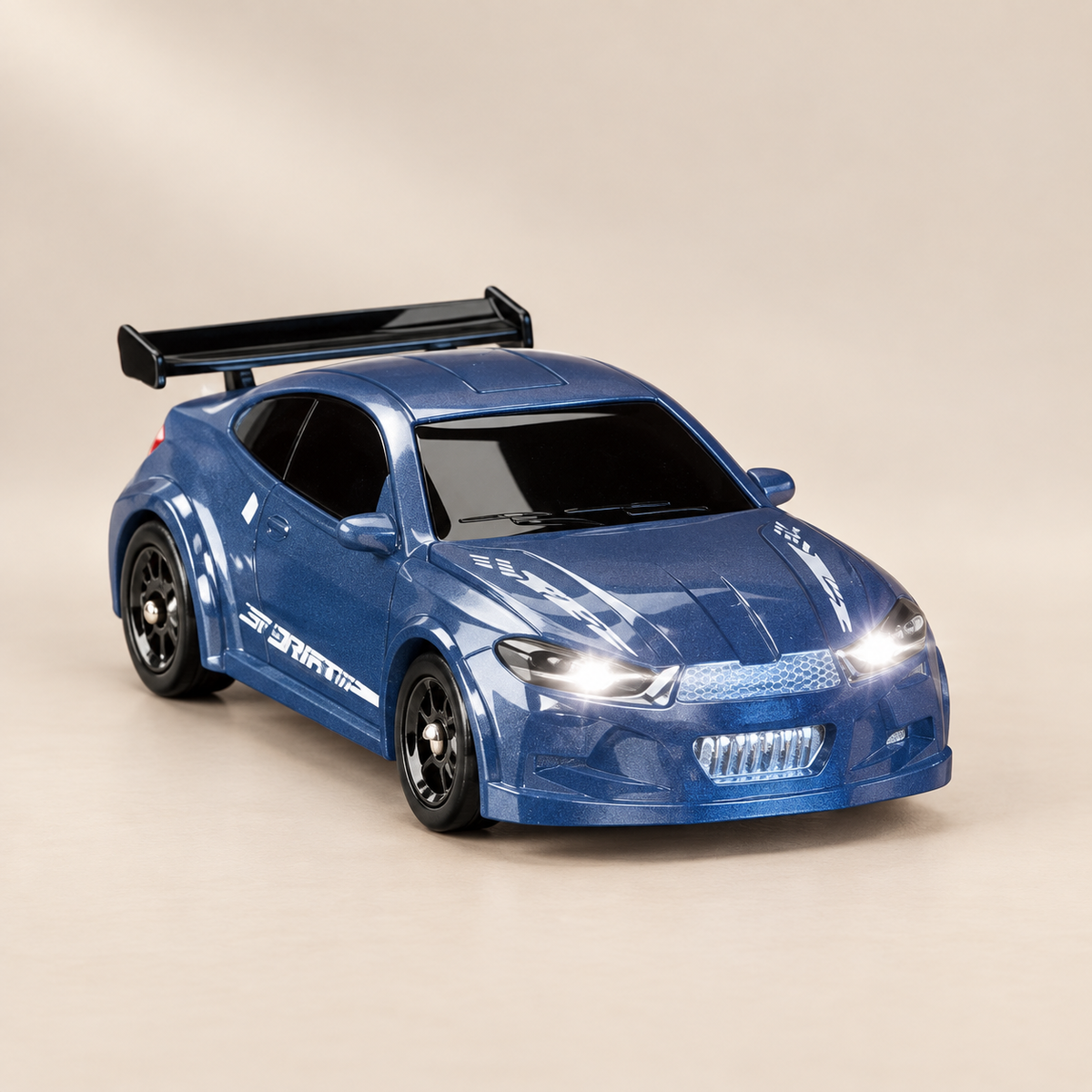 1:64 Mini Remote-Control Drift Car — Pivoli Toys beige studio photograph