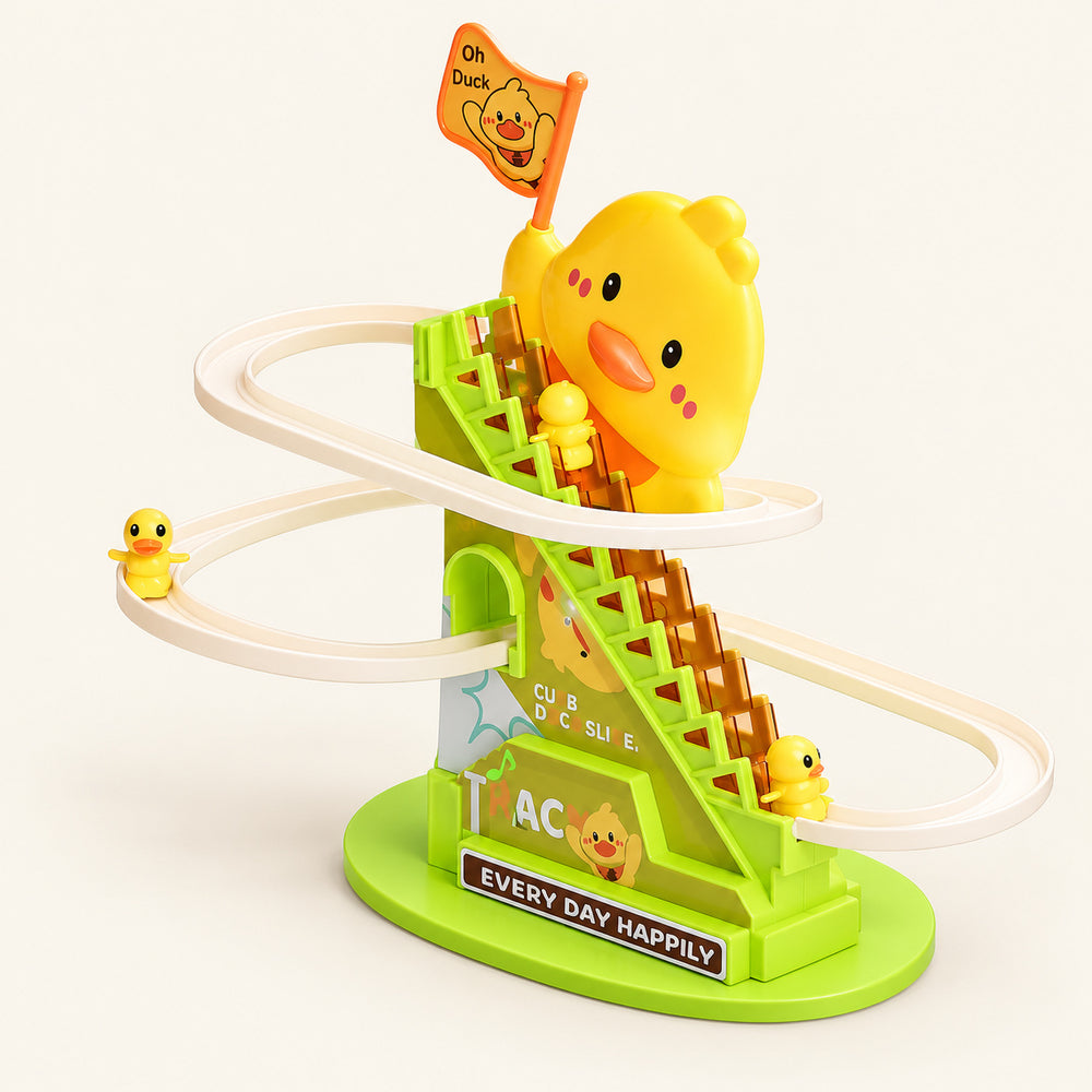 Stair-Climbing Duck Roller Coaster Toy