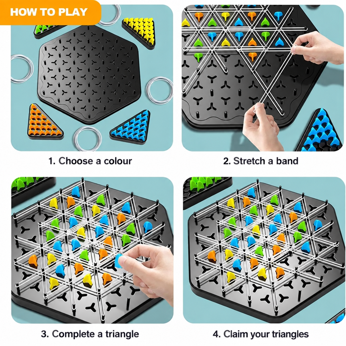 Triangle Strategy Board Game: product details and play ideas (2)
