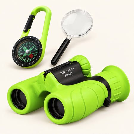 Kids' 8× Binoculars & Explorer Set