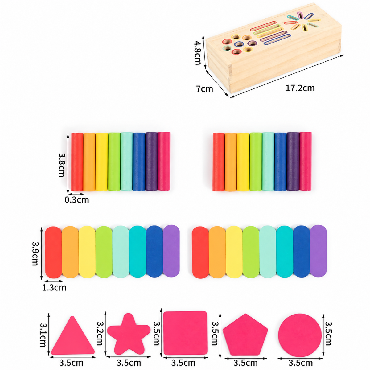 Wooden Shape and Colour Sorting Box: product details and play ideas