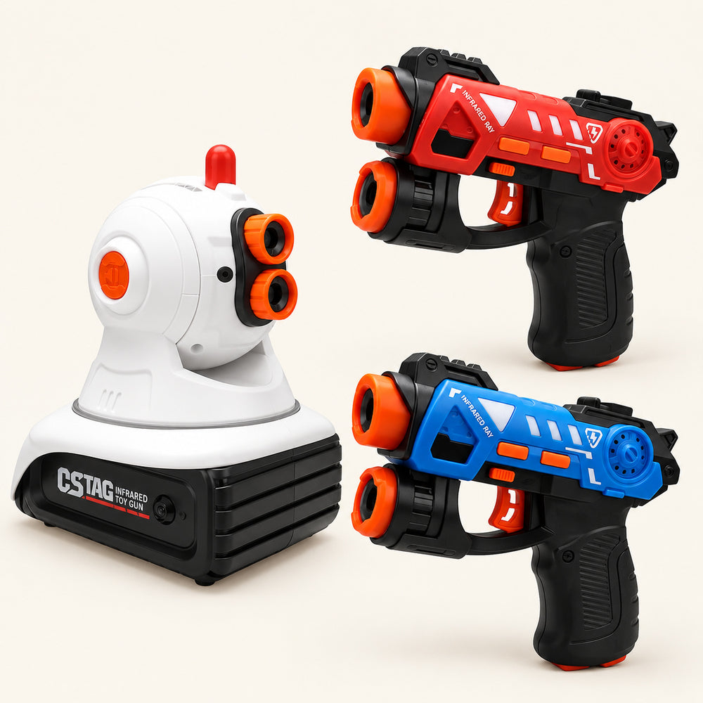 Laser Tag Projector Game with 2 Blasters