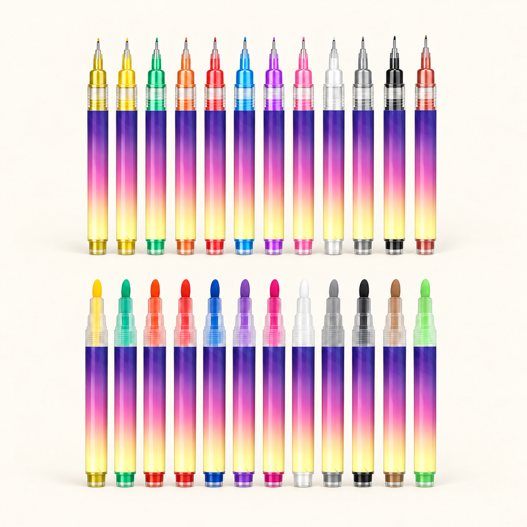 Nail Art Pens with Fine and Rounded Tips — product details