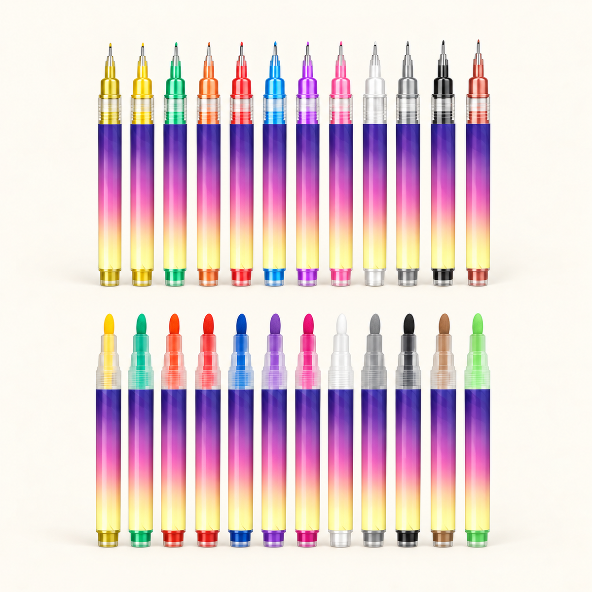Nail Art Pens with Fine and Rounded Tips — product details