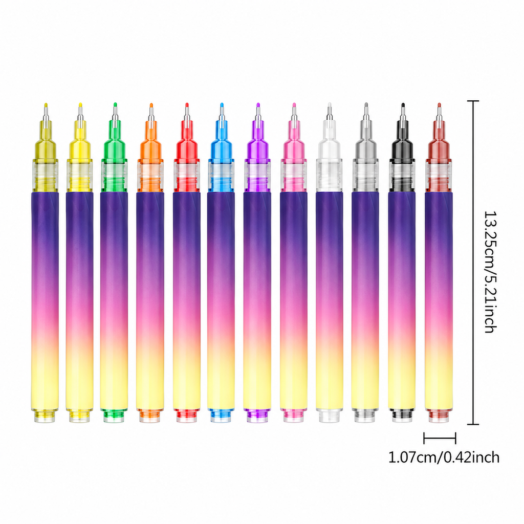 Nail Art Pens with Fine and Rounded Tips — product details