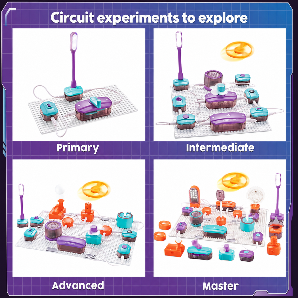 Kids Electronics Circuit Kit, 150 Projects: product details and play ideas (1)