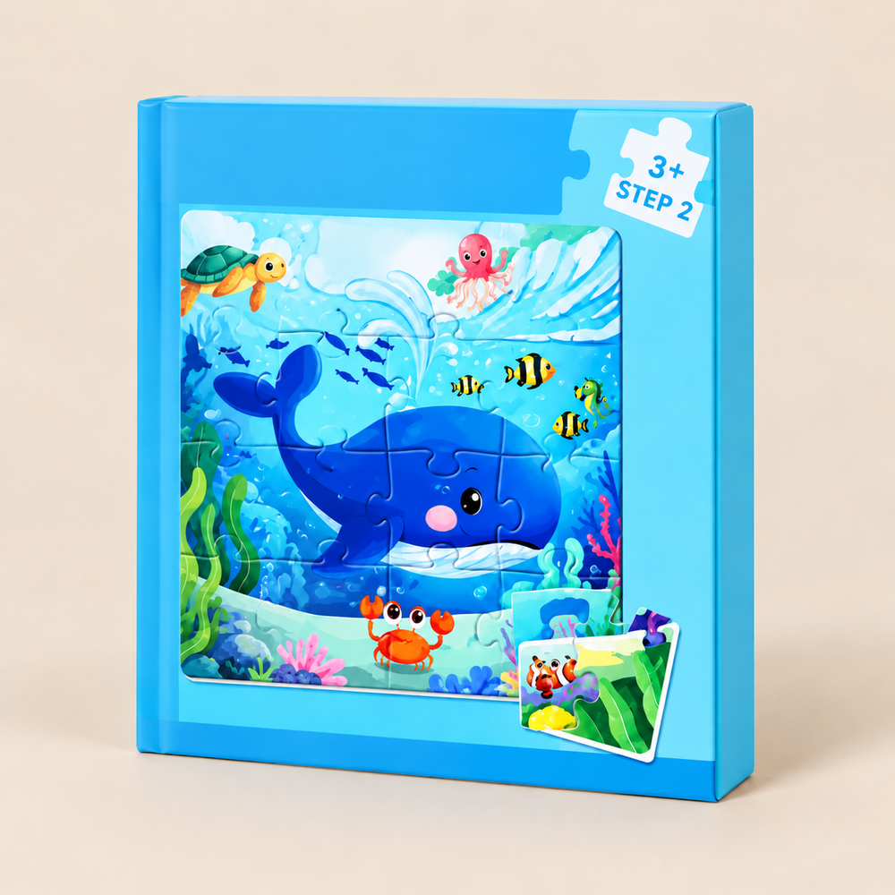 Magnetic Picture Puzzle Book