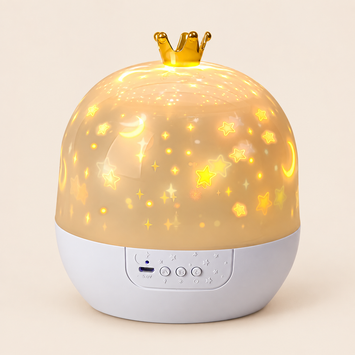 Crown Star Projector Night Light
